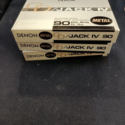Σφραγισμένη κασετα ηχου, Denon Jack IV, 90