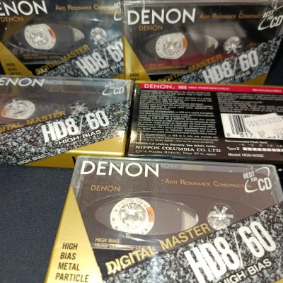 Σφραγισμένη κασετα ηχου, Denon HD8/60, metal